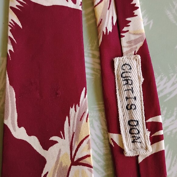 wow!!! vintage original tie 1940 hawaii palm exotic from Superba - Picture 4 of 5